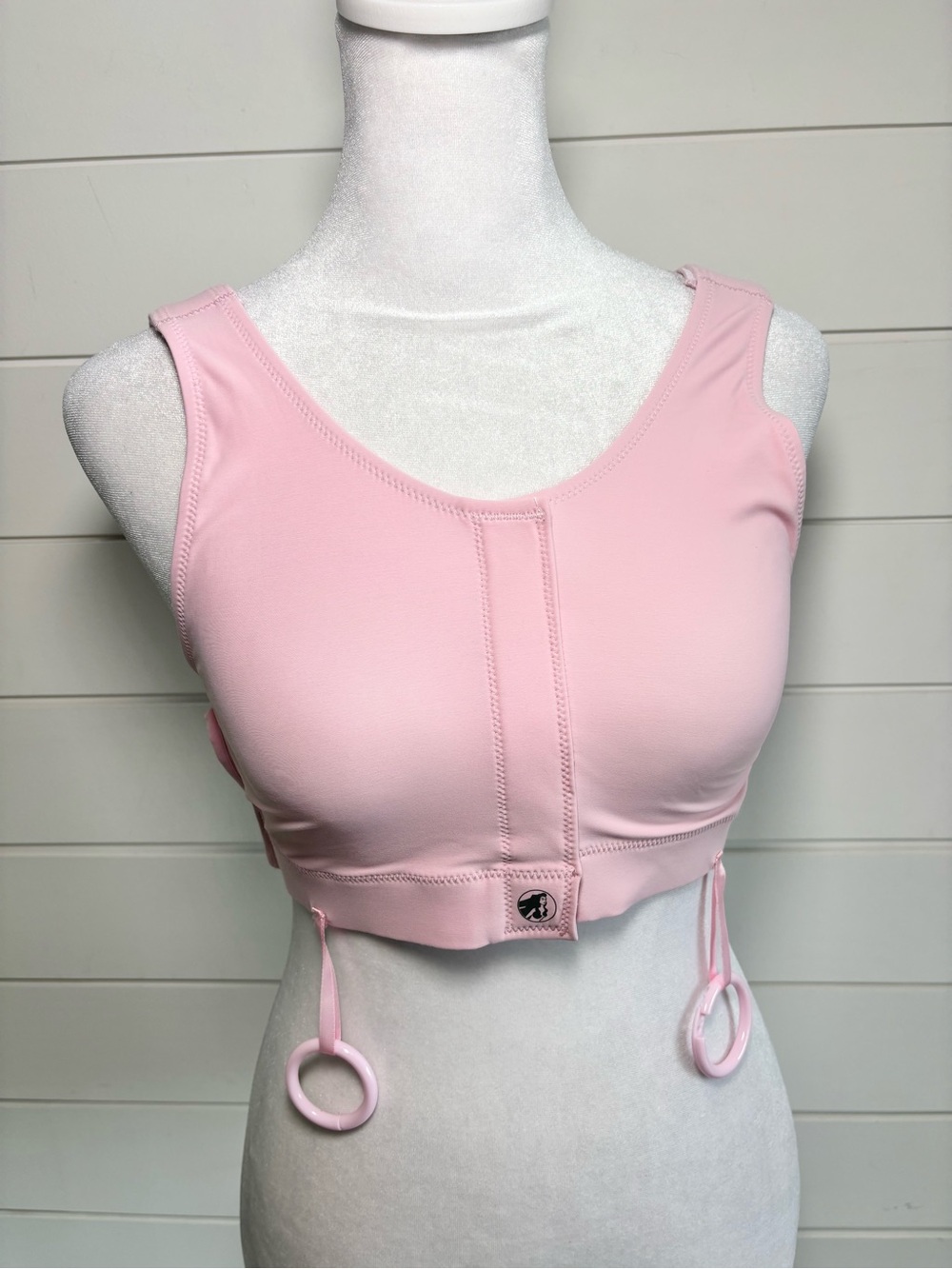 Masthead Elizabeth Post Surgical Recovery Bra Pink Front Closure Compression M